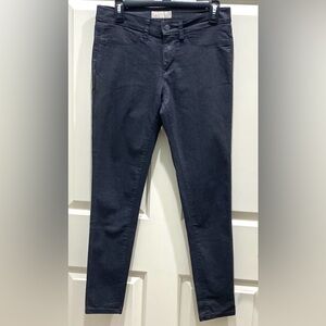 Banana Republic Black Grey Snakeskin Print Cotton Blend Sleek Legging Pants 28/6